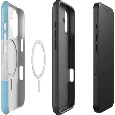 Argentina Flag Distressed iPhone 17 Magsafe Impact Case